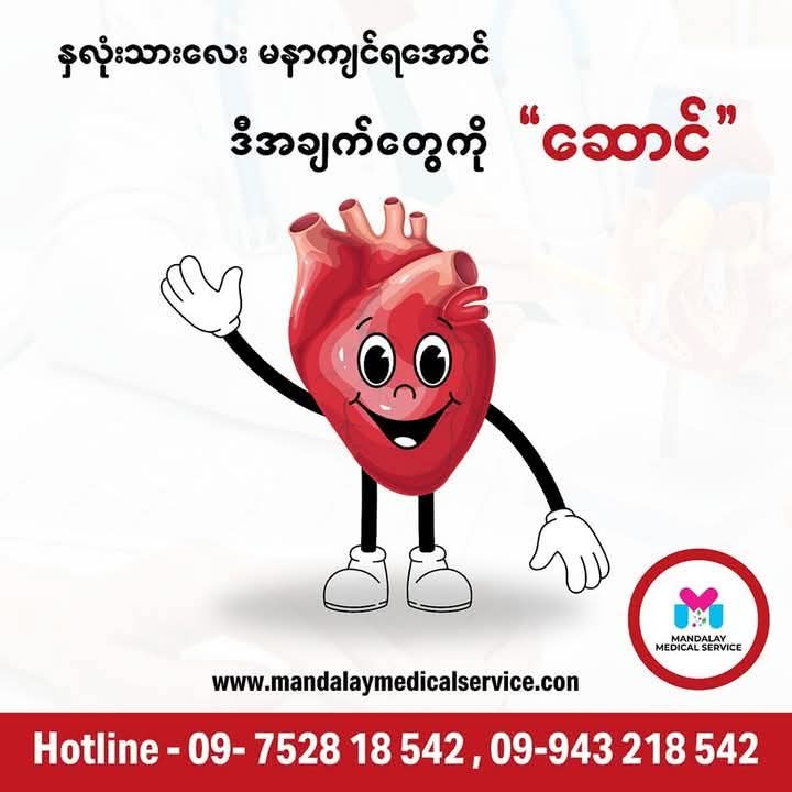 နှလုံးသားလေး မနာကျင်ရအောင် ဒီအချက်တွေဆောင်